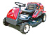 Riding grass mower