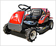 Riding grass mower