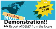 Report of DEMO from the locale